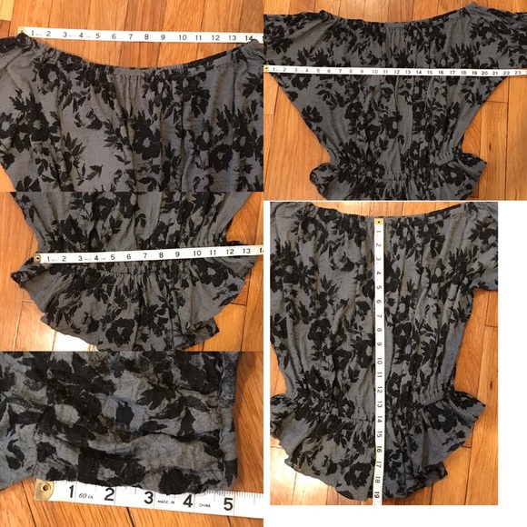 Like New-Free People Off-Shoulder Boho Top - Picture 16 of 16